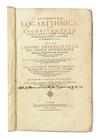 BRIGGS, HENRY. Arithmetica logarithmica . . . editio secunda.  1628